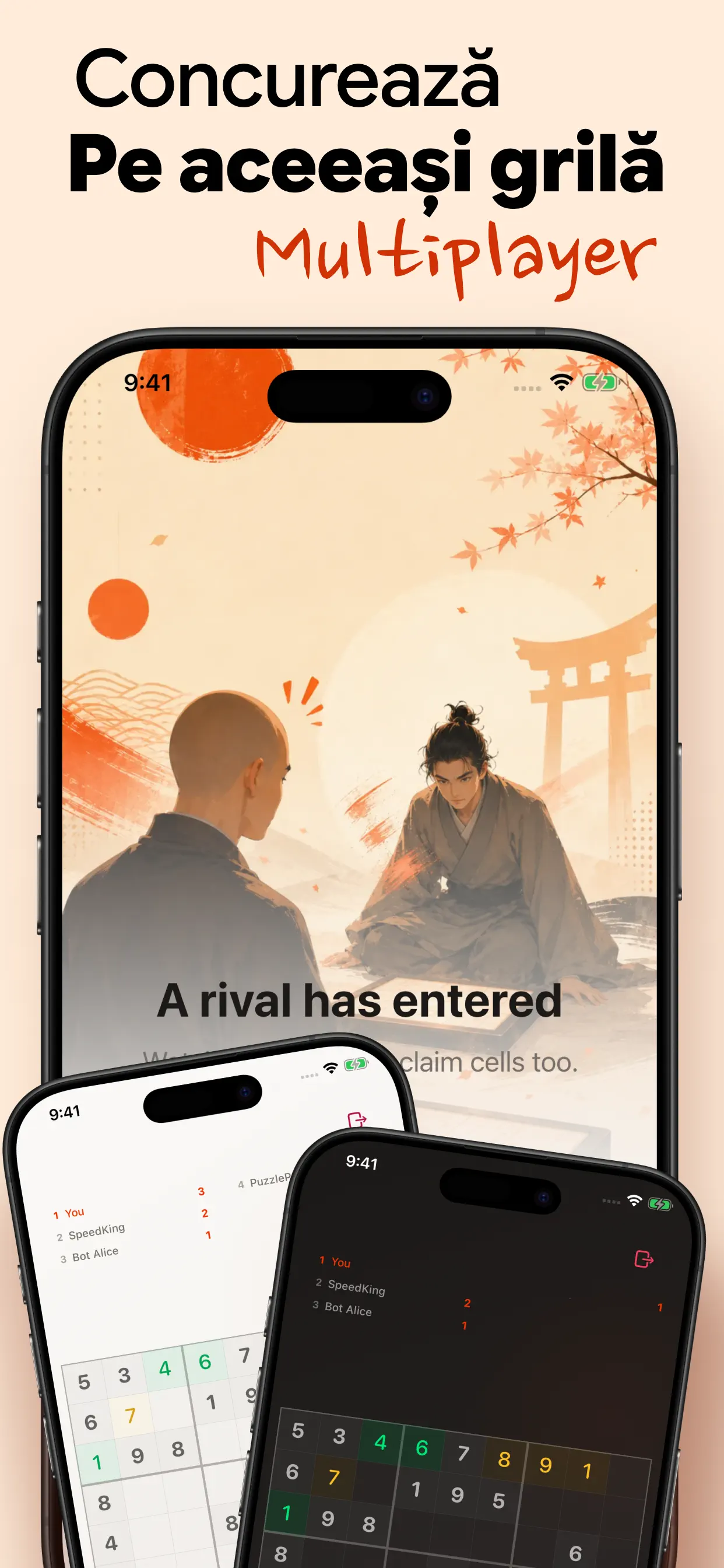 Concurează live pe aceeași tablă: sudoku multiplayer în care un adversar revendică căsuțe pe tabla comună